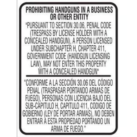 Accuform BILINGUAL TEXAS 3006 REGULATION SAFETY MACC527XT